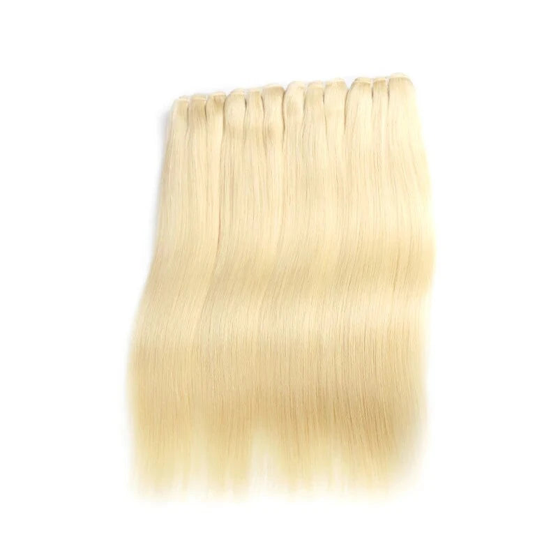 613 Honey Blonde Colored 8-30 Inch Straight Human Hair Bundles 50g