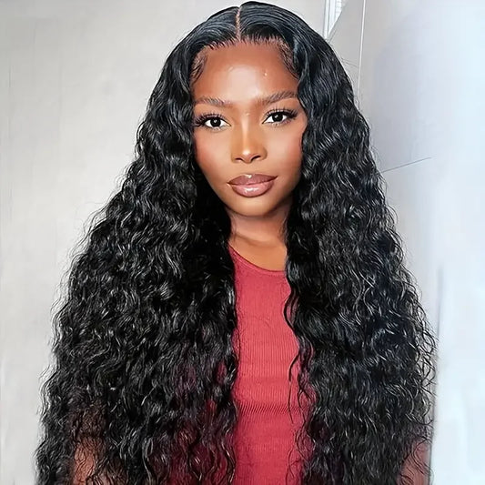 Natural Color 4x4 Lace Closure Wigs Human Hair Pre Plucked With Baby