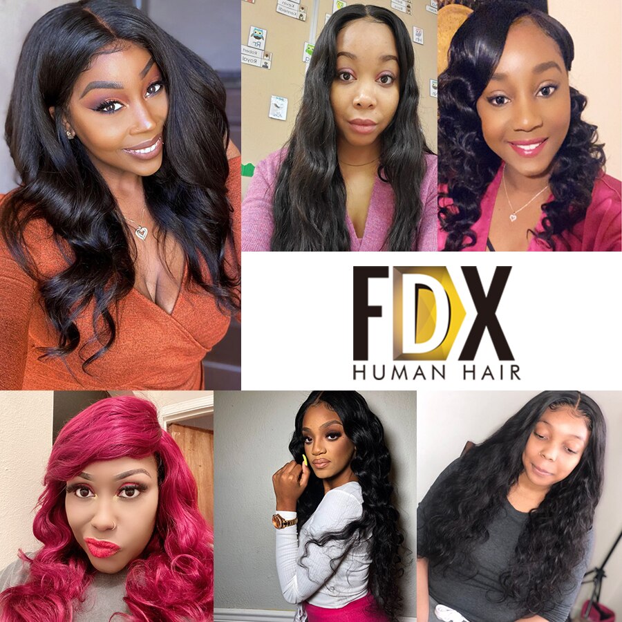 Fdx 30 32 34 36 38 40 Inch Silky Straight Brazilian Hair Weave Bundles