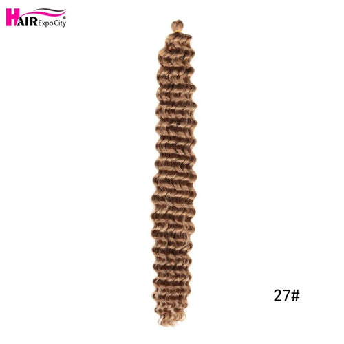 22-28 Inch Freetress Deep Twist Crochet Hair Natural Synthetic Braids