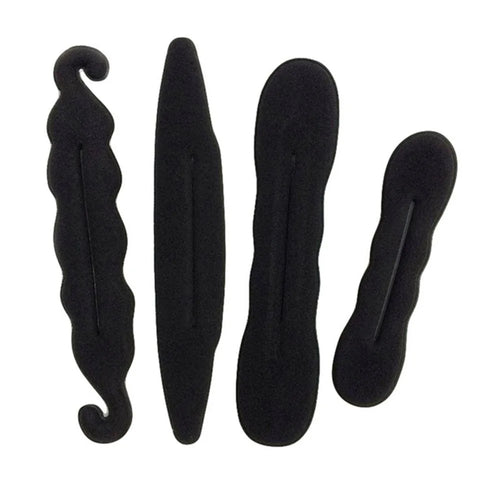 1/4Pcs Set Women Magic Foam Sponges Styling Hair Clip Device Donut