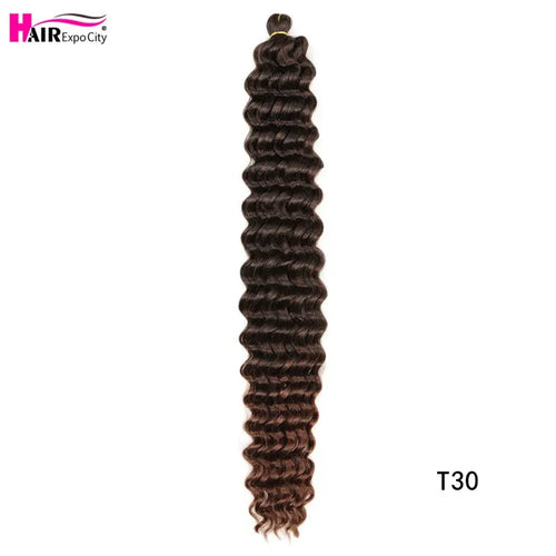 22-28 Inch Freetress Deep Twist Crochet Hair Natural Synthetic Braids