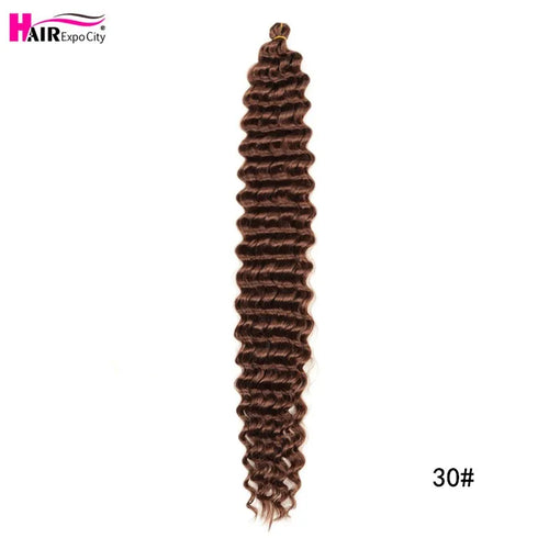 22-28 Inch Freetress Deep Twist Crochet Hair Natural Synthetic Braids