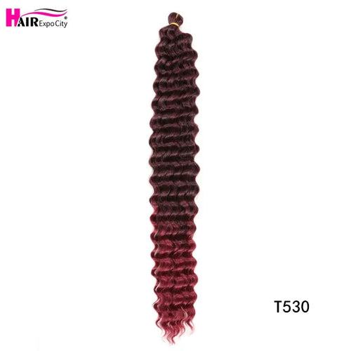 22-28 Inch Freetress Deep Twist Crochet Hair Natural Synthetic Braids