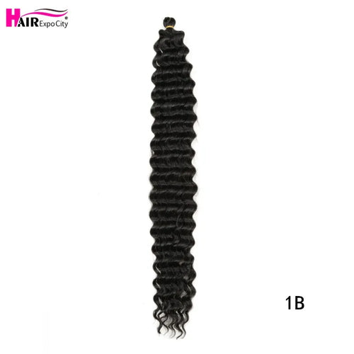 22-28 Inch Freetress Deep Twist Crochet Hair Natural Synthetic Braids