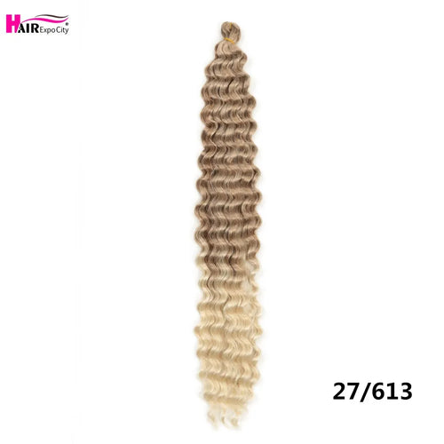 22-28 Inch Freetress Deep Twist Crochet Hair Natural Synthetic Braids