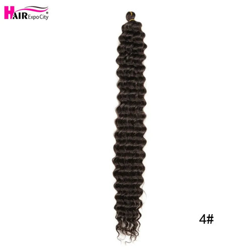 22-28 Inch Freetress Deep Twist Crochet Hair Natural Synthetic Braids