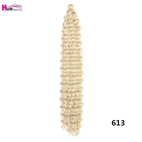 22-28 Inch Freetress Deep Twist Crochet Hair Natural Synthetic Braids