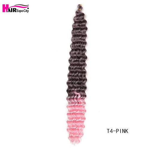 22-28 Inch Freetress Deep Twist Crochet Hair Natural Synthetic Braids