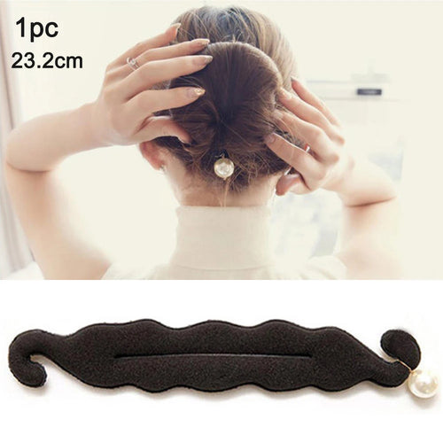 1/4Pcs Set Women Magic Foam Sponges Styling Hair Clip Device Donut