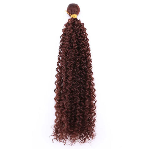 Black Color high temperature Synthetic Hair Extensions Afro Kinky