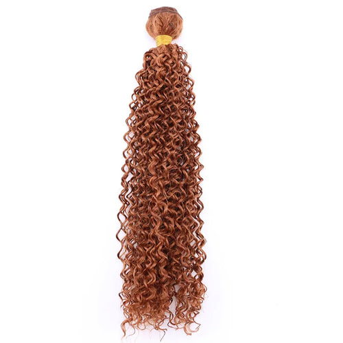 Black Color high temperature Synthetic Hair Extensions Afro Kinky