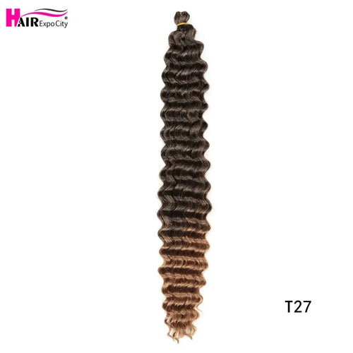 22-28 Inch Freetress Deep Twist Crochet Hair Natural Synthetic Braids