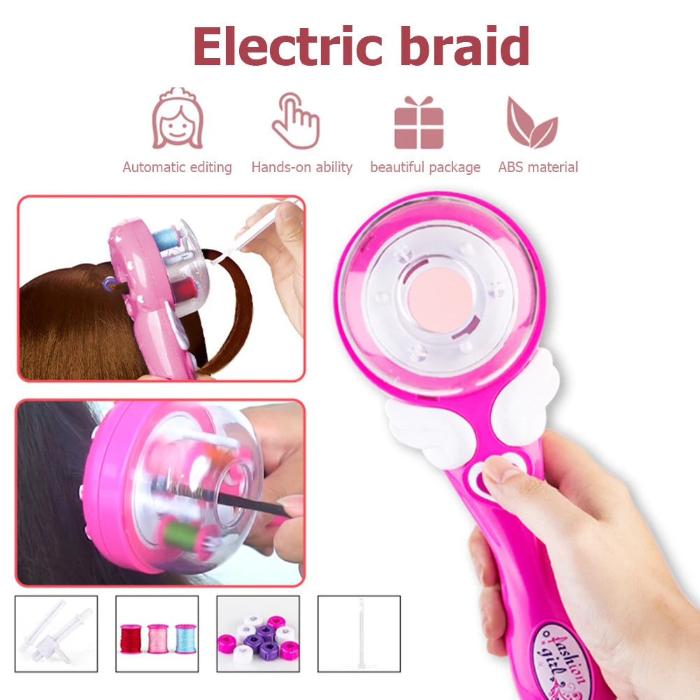 DIY Braiding Hairstyle Tool Electric Automatic Hair Braider Twist