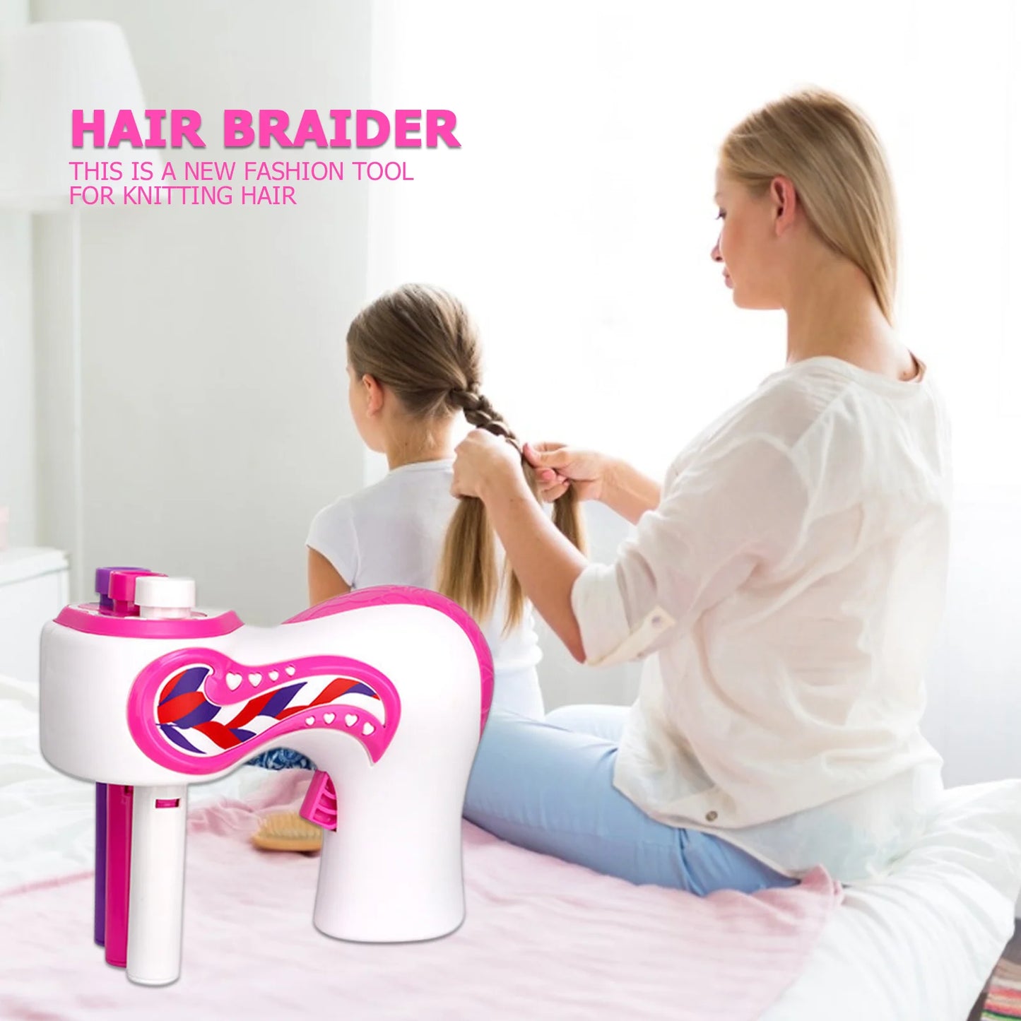 Automatic Hair Braider Electric DIY Hair Weave Machine Twist Knitting