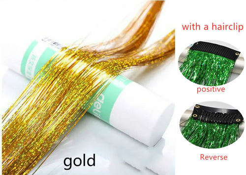 Hair Tinsel Glitter Braids High Temperature Fiber Bling Women's Tinsel