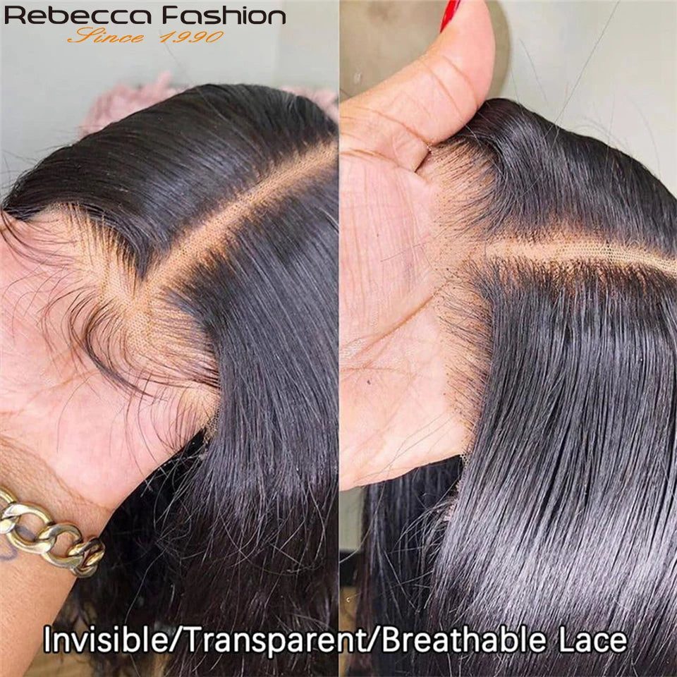 Rebecca Body Wave Lace Front Wigs T Part Lace Wigs Pre Plucked