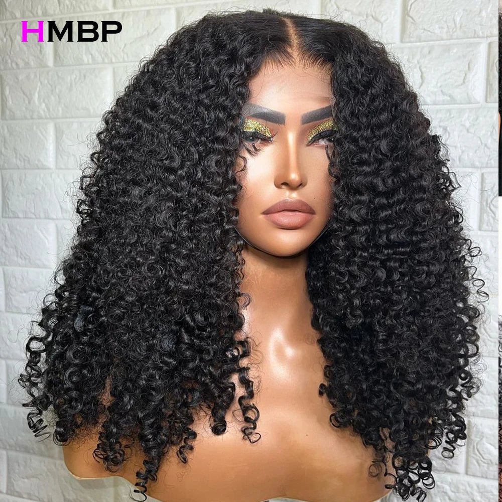 Kinky Curly Human Hair Wigs For Women 13x4/13x6 HD Transparent Lace