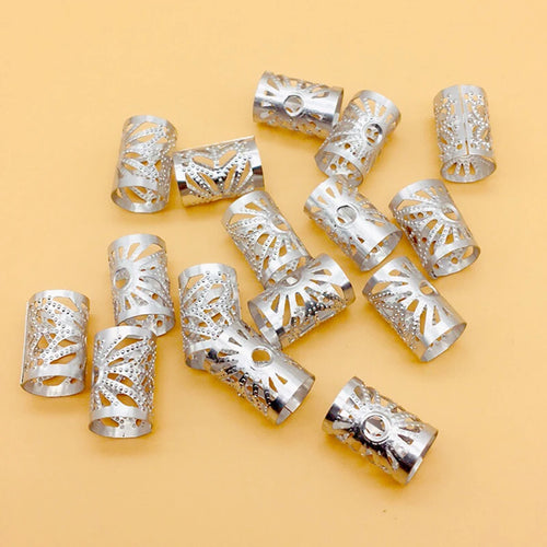 90Pcs 30Pcs Golden Silver Rings For Braids Jewelry Ring Dread