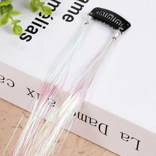 Hair Tinsel Glitter Braids High Temperature Fiber Bling Women's Tinsel