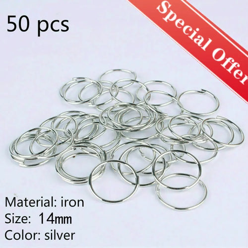 50-200 Pcs 18mm Large Metal Long Hair Clip Braid Circle Hair Styling