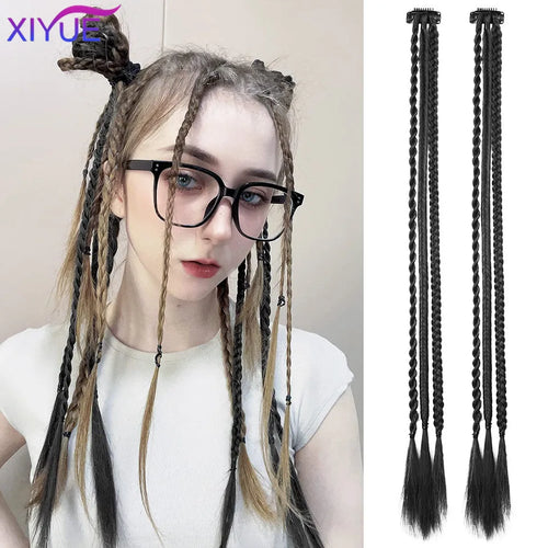 XIYUE  European and American wig braids women's triple braid hair