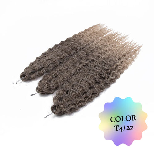 24 Inch Ariel Curl Hair Extension Crochet Hair Water Wave Twist