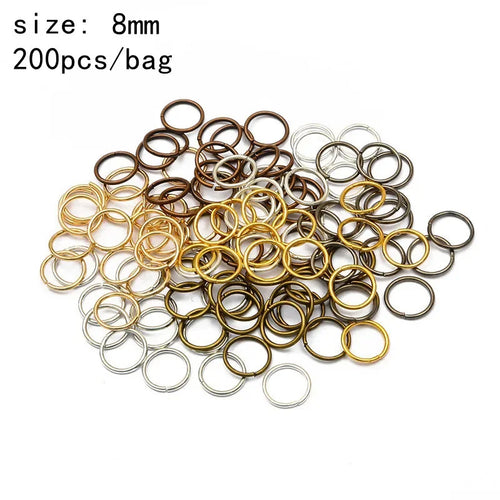 10-200Pcs Mix Color Charms Hair Braid Dread Dreadlock Beads Clips