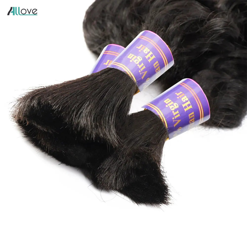 Allove Bulk Human Hair Body Wave Human Hair For Braiding 100%