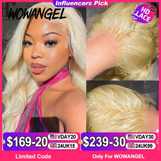 Wow Angel Real HD Lace Frontal Wig 250% 13x4 HD Lace Front Human Hair