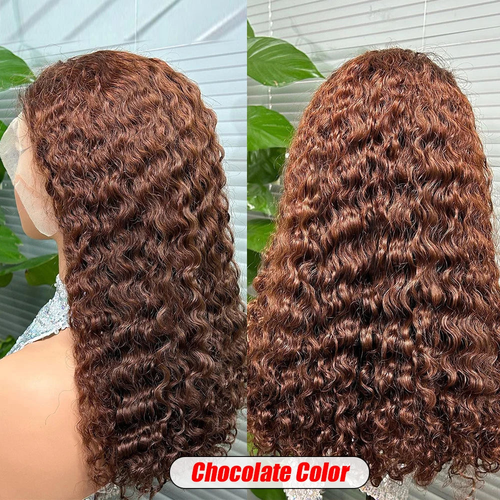 Honey Blonde Highlight Piano Color 13x4 Lace Frontal Curly Wave Human