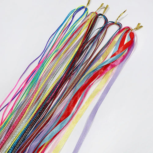 30Pcs/lot Colorful Rope Hair Ties 90cm Braiding Tassel  Dreadlock