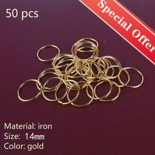 10-200Pcs Mix Color Charms Hair Braid Dread Dreadlock Beads Clips