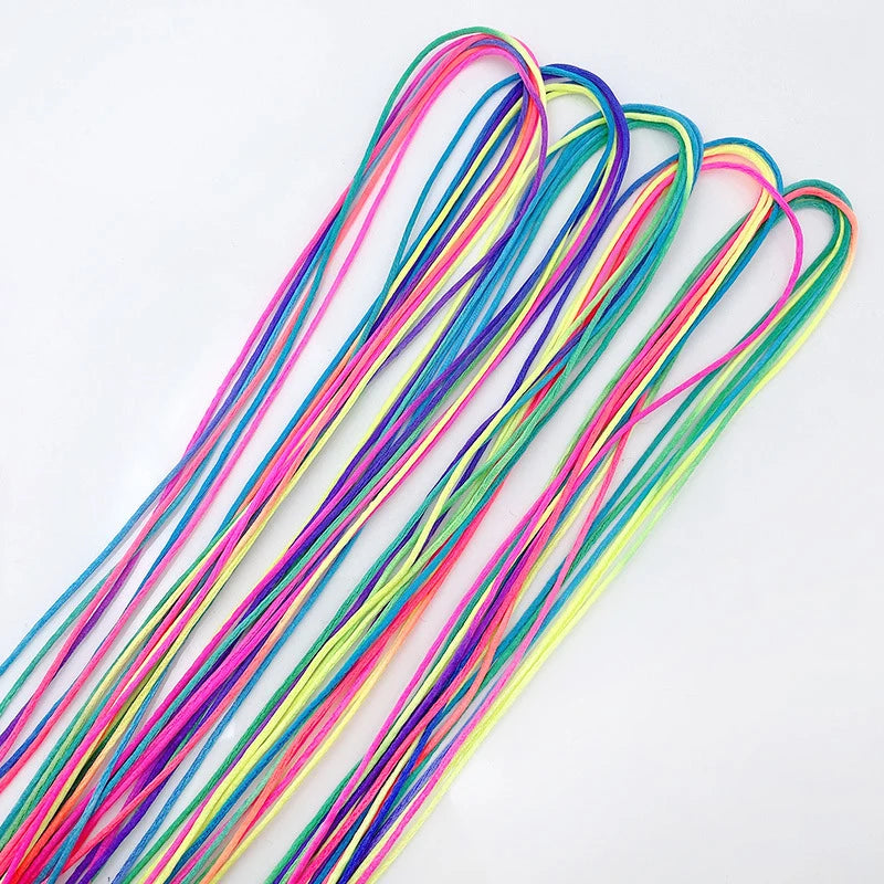 90cm 4-30Pcs Colorful Randomly Hair Braids Rope Strand for Hair