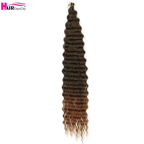 Ocean Wave Crochet Hair Extensions 30Inch Synthetic Deep Twist Curly