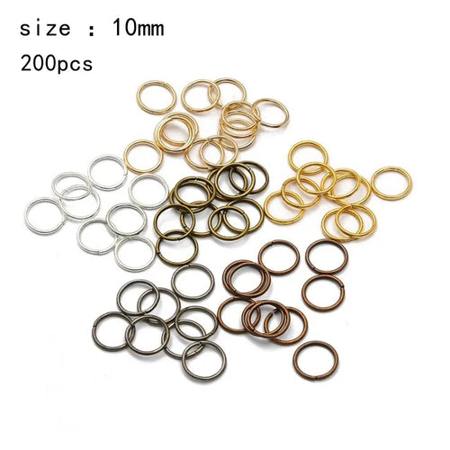 50-200 Pcs 18mm Large Metal Long Hair Clip Braid Circle Hair Styling