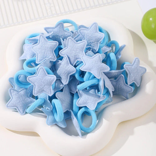 20pcs/set Love Star Children Hair Loop Baby No Harm Hair Towel Loop