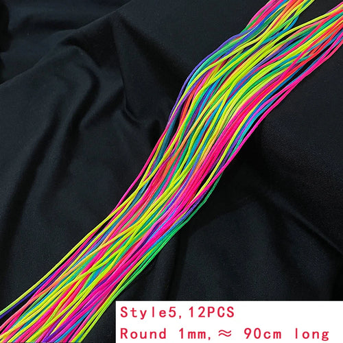 90cm 4-30Pcs Colorful Randomly Hair Braids Rope Strand for Hair