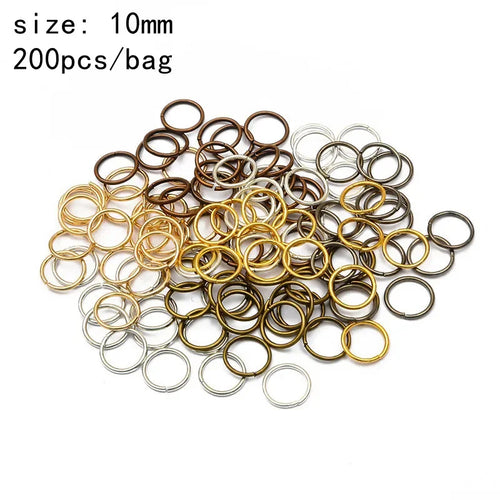 10-200Pcs Mix Color Charms Hair Braid Dread Dreadlock Beads Clips