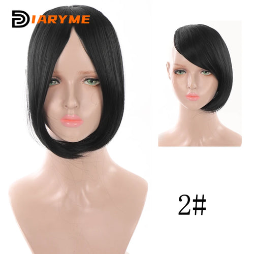 Bangs wig Synthetic Fring Bangs hair extensions for women Middle Part