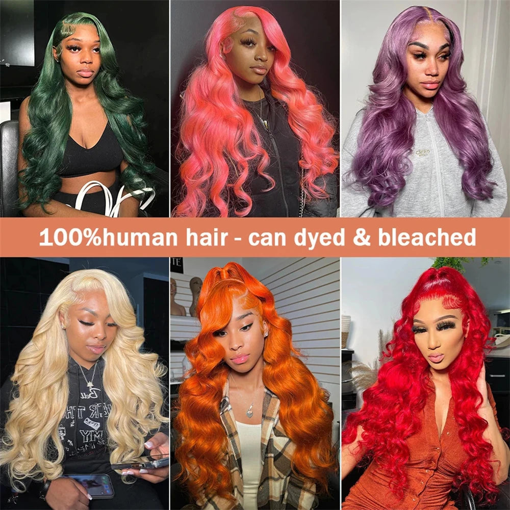 613 Blonde Glueless Wig 13x6 Lace Frontal Human Hair Wig HD