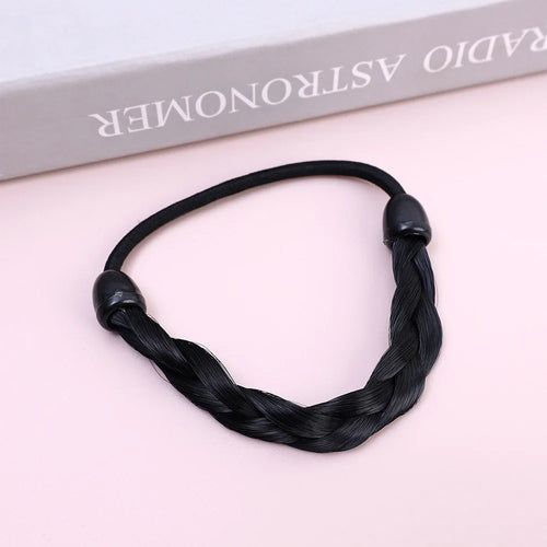 Wig Braided Rubber Band Elastic Hair Rope Tie Head Hair Ring Wig Braid