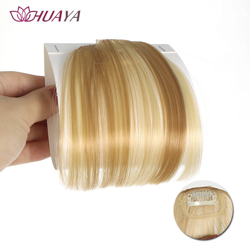 HUAYA Synthetic Bangs Hair Clip In Extensions Natural Fringe Bangs