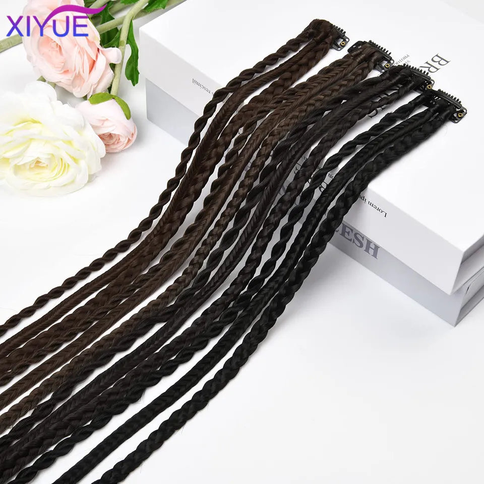 XIYUE  European and American wig braids women's triple braid hair