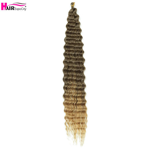 Ocean Wave Crochet Hair Extensions 30Inch Synthetic Deep Twist Curly