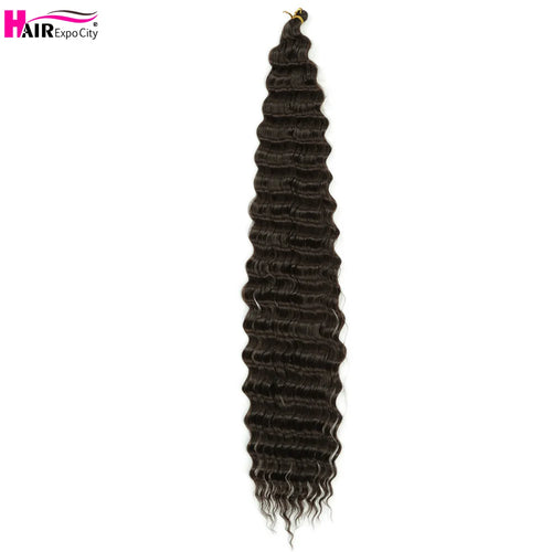 Ocean Wave Crochet Hair Extensions 30Inch Synthetic Deep Twist Curly