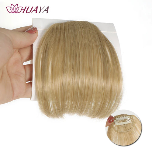 HUAYA Synthetic Bangs Hair Clip In Extensions Natural Fringe Bangs