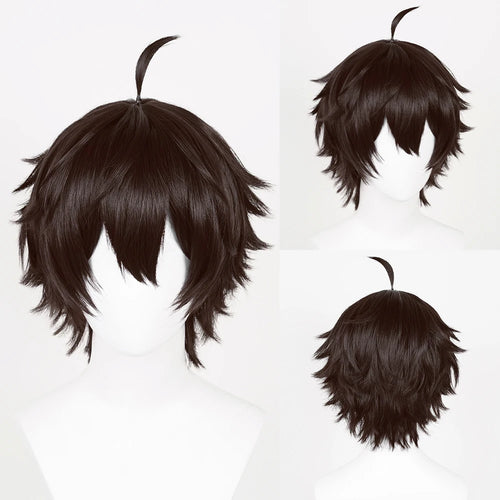 RANYU Honkai Star Rail Gepard Landau Wigs Synthetic Short Straight