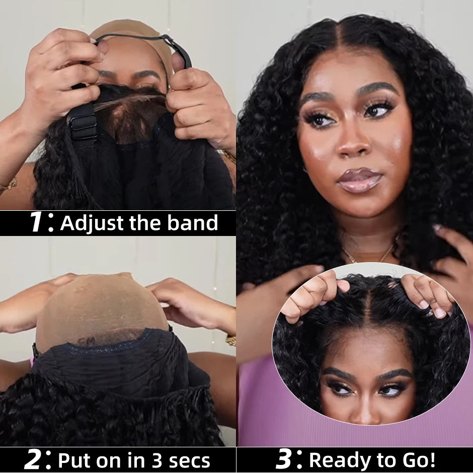 ALI BFF Wear Go Glueless Wig Human Hair PreBleached Knots Ready To