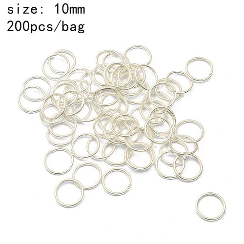 50-200 Pcs 18mm Large Metal Long Hair Clip Braid Circle Hair Styling